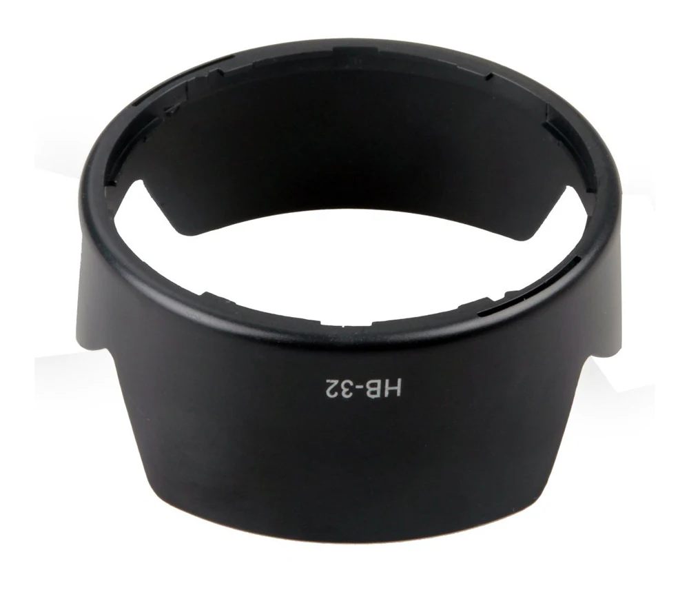 HB32 HB-32 Bayonet Mount Lens Hood for Nikon AF-S DX 18-70 18-105mm 18-135mm f3.5-5.6G ED-IF Black (2)