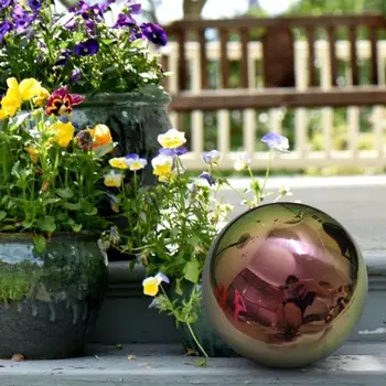 

20cm/25cm/30cm Colorful Outdoor Hunting Slings Pinball Stainless Steel Balls Shooting Ball Garden Decoration Gardening Products
