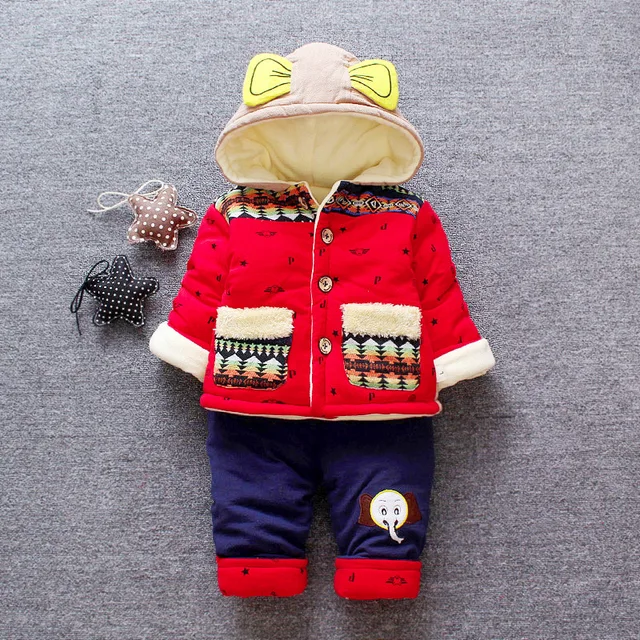 2018 Winter Hot Newborn Baby Boy Clothing Set for Toddler Kids Cotton