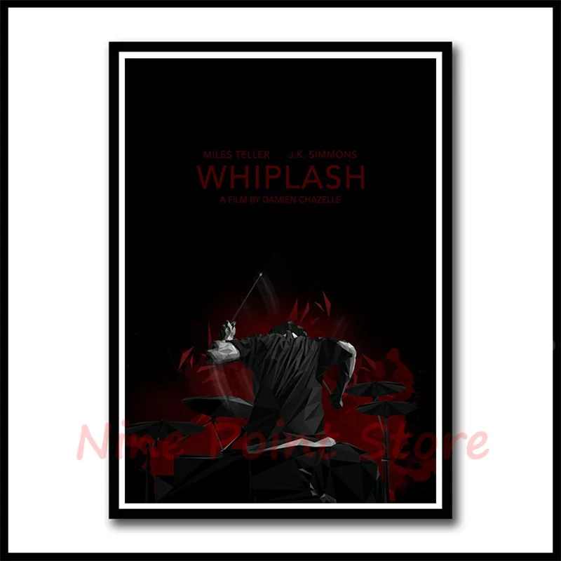 Whiplash классический фильм белая бумага с покрытием постеры для бара кафе гостиная плакаты бескаркасные