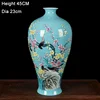Jingdezhen ceramics powder enamel youligong porcelain vase hand-painted flower vase for sitting room home handicraft furnishing 6