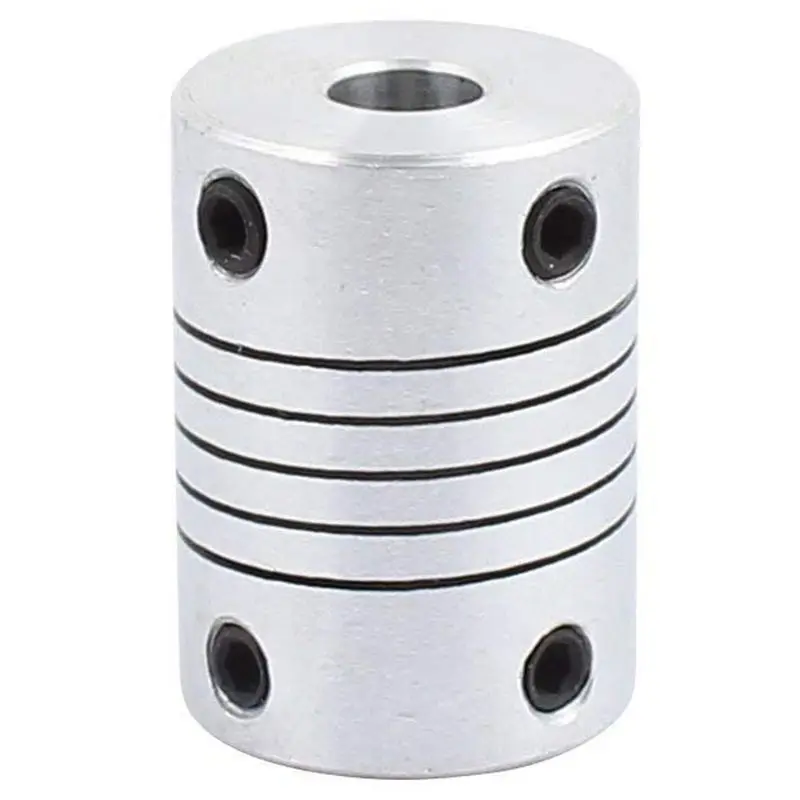 

6mm to 8mm Shaft Coupling 25mm Length 18mm Diameter Stepper Motor Coupler Aluminum Alloy Joint Connector for 3D Printer CNC Ma