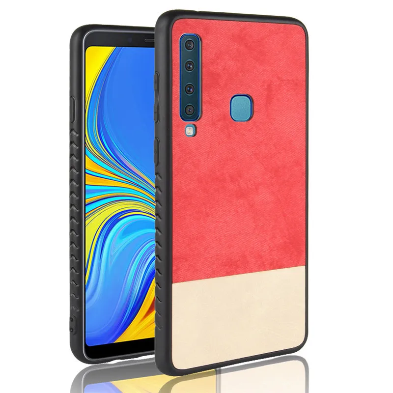 A9s Case Color Block Fabric + Leather Art Simple Case for Samsung Galaxy A9 2018 A9S A9 Star Pro Cover 6.3'' Full Cover Bumper A9s Case Color Block Fabric + Leather Art Simple Case for Samsung Galaxy A9 2018 A9S A9 Star Pro Cover 6.3'' Full Cover Bumper