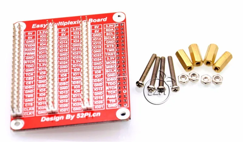 52Pi Оригинал Малины Pi 2/3 Модель B тройной GPIO мультиплексирования Плата расширения мультиплекс расширить модуль мультиплекс пластины