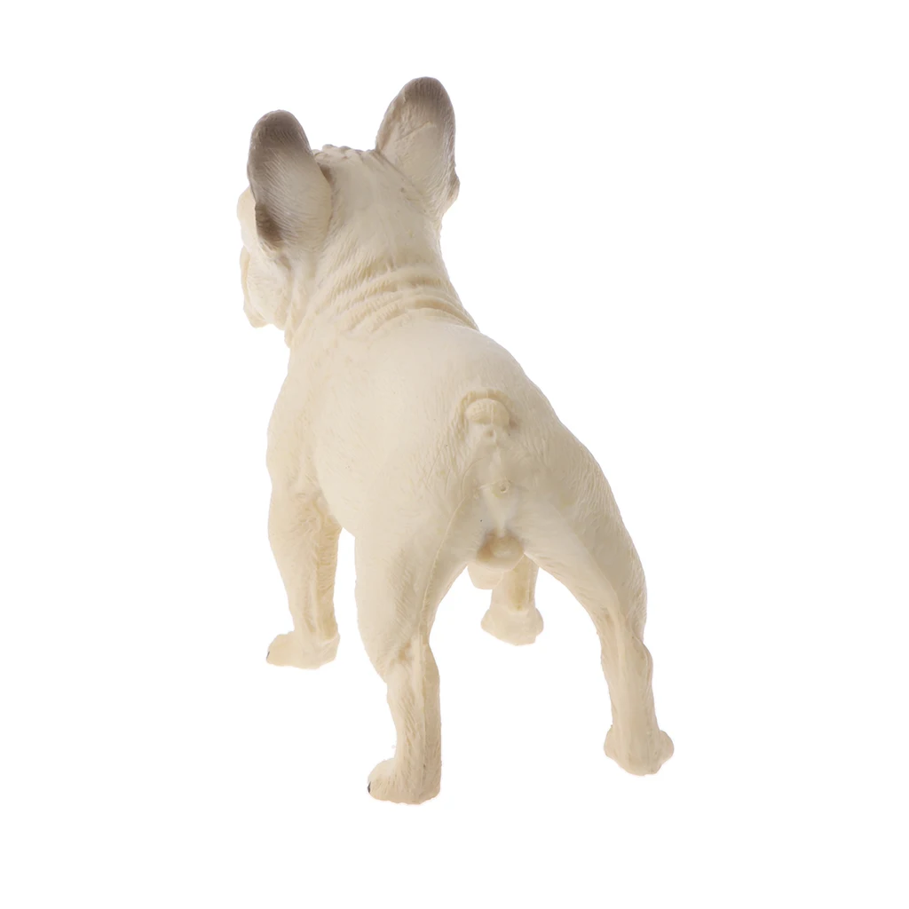2Pcs Bulldog Model, Domestic Animal Action Figures for Toddlers Kids Toy, Home Decor Collection