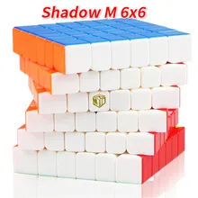 QiYi MoFangGe XMD X-Man Design Shadow M Магнитный магический куб 6x6x6 Профессиональная игра Скорость гладкая головоломка Twisty Cubo