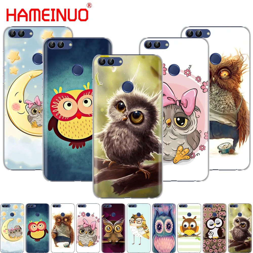 

HAMEINUO Animal Cute Cartoon Owl Diy Colorful phone Cover Case for huawei Honor Y5 7C Y625 Y635 Y6 Y7 Y9 2017 2018 Prime PRO