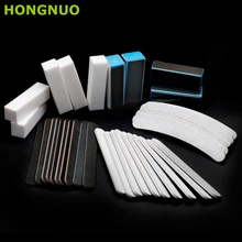 Горячая 40 шт. набор инструментов для дизайна ногтей Шлифовальные Файлы буферный блок для ногтей инструменты для маникюра педикюр УФ гель набор U0307