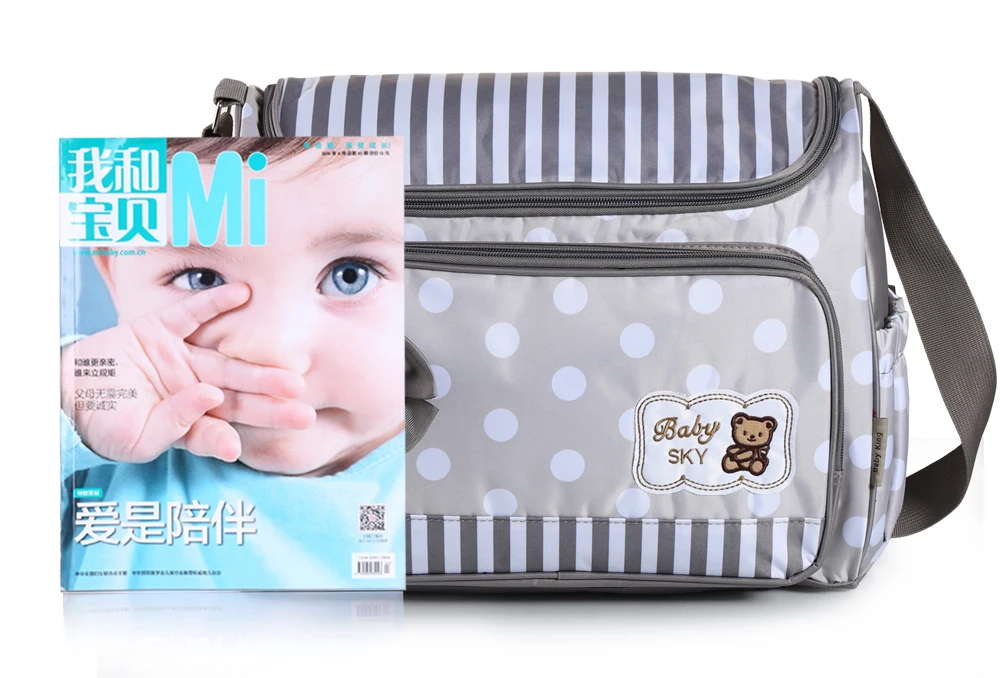 Детская сумка для подгузников для мам, сумка для подгузников для мам, брендовая сумка для путешествий, сумка для кормления в горошек, сумка для ухода за ребенком, сумка для детских подгузников
