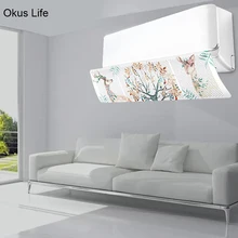 Домашний олень Фламинго кондиционер крышка лобовое стекло перегородка щит ветер направляющий месяц прямой предотвратить прямой удар ветра кожух 90 см