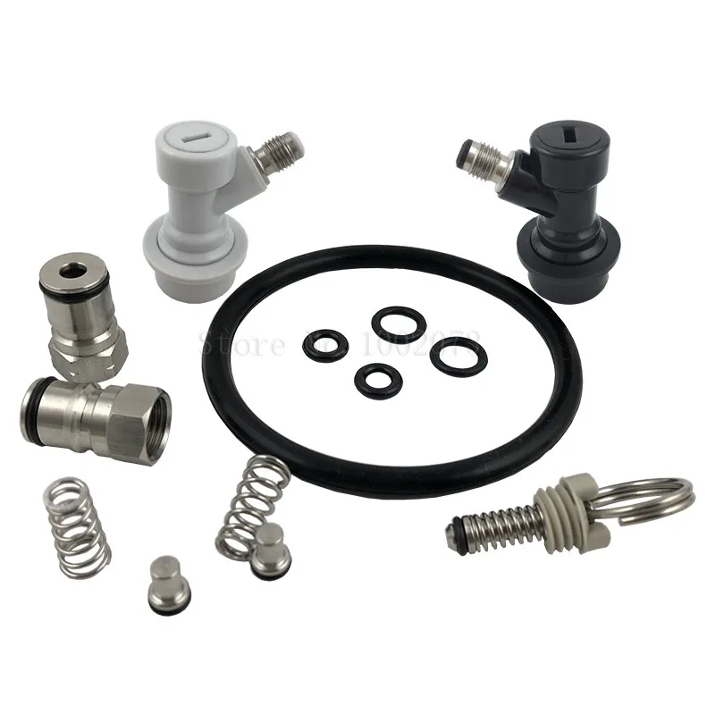 Cornelius Ball Lock Post & Poppet Ball Lock Disconnect O ring seal kit Pressure Relief Valve For Home Brew Beer Kegs Replacement (7)