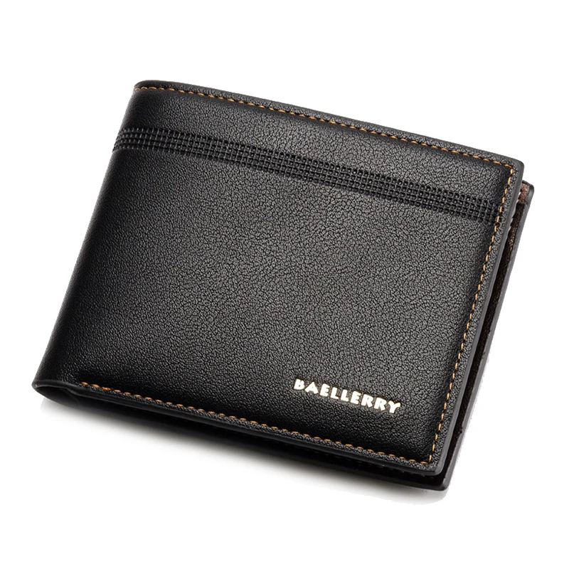 ABDB baellerry 1 PU leather men's cross section business casual lychee pattern pressure line wallet carrying bag size a | Багаж и