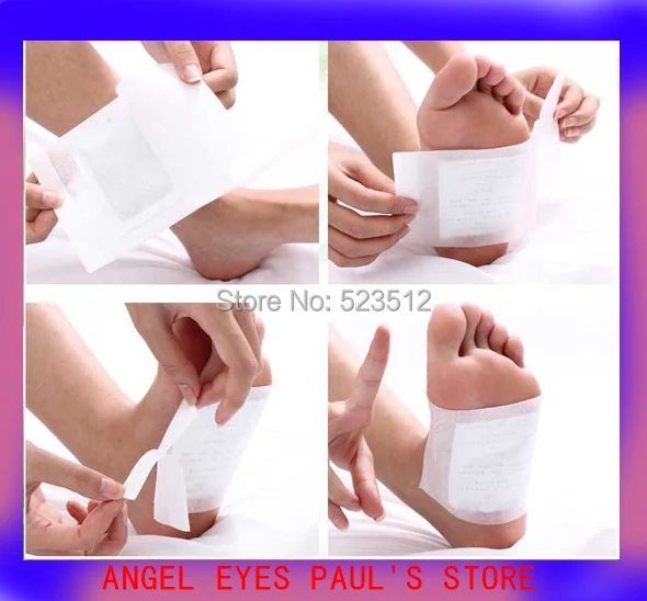 

100packs=200pcs/lot Free Shipping Kinoki Detox Foot Pads Patches with Adhesive