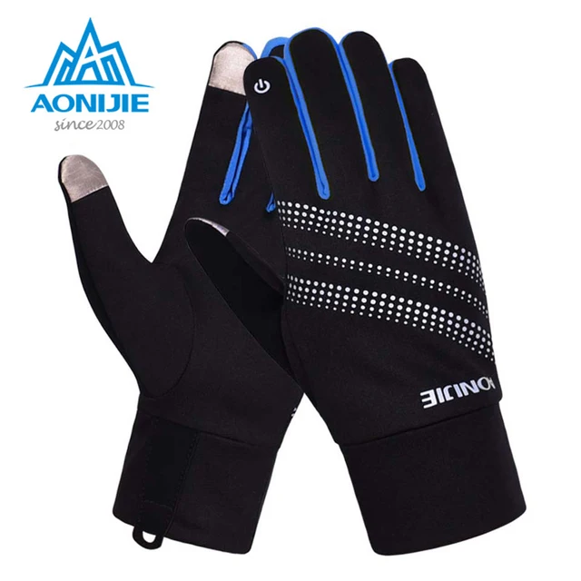 US $4.58 AONIJIE Men Women Outdoor Sports Gloves Warm Windproof Cycling Skiing Bicycle Hiking Climbing Runni