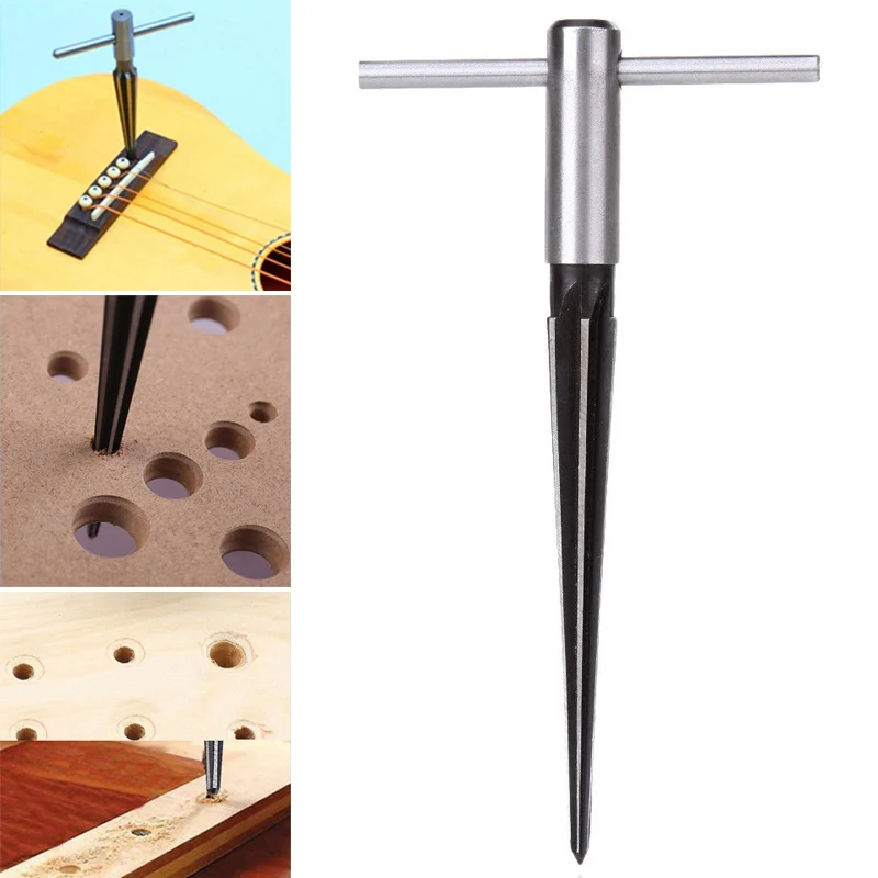 1/10 Guitar Bridge Pin Hole Reamer Tapered Tools Woodworking Luthier