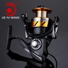 LIEYUWANG, брендовая AM Рыболовная катушка, металлическая основная спиннинговая катушка, 14 BB, спиннинговая катушка, катушка для морской воды, карпа, удочка, комбинированная удочка