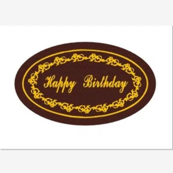 

5 sheets happy birthday baking mold sheet / cake decoration/Chocolate transfer paper