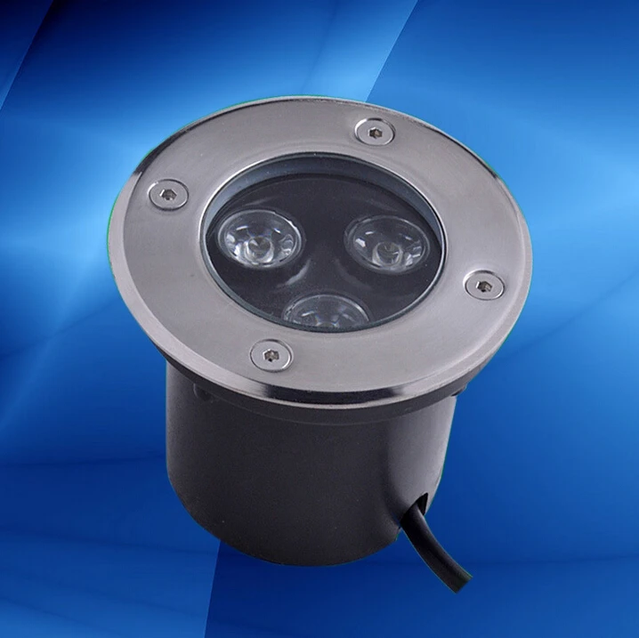 20pcs/lot 9W LED Outdoor Underground Lamp Waterproof IP68 LED Spot Floor Garden Yard underground light AC85-265V Free Shipping