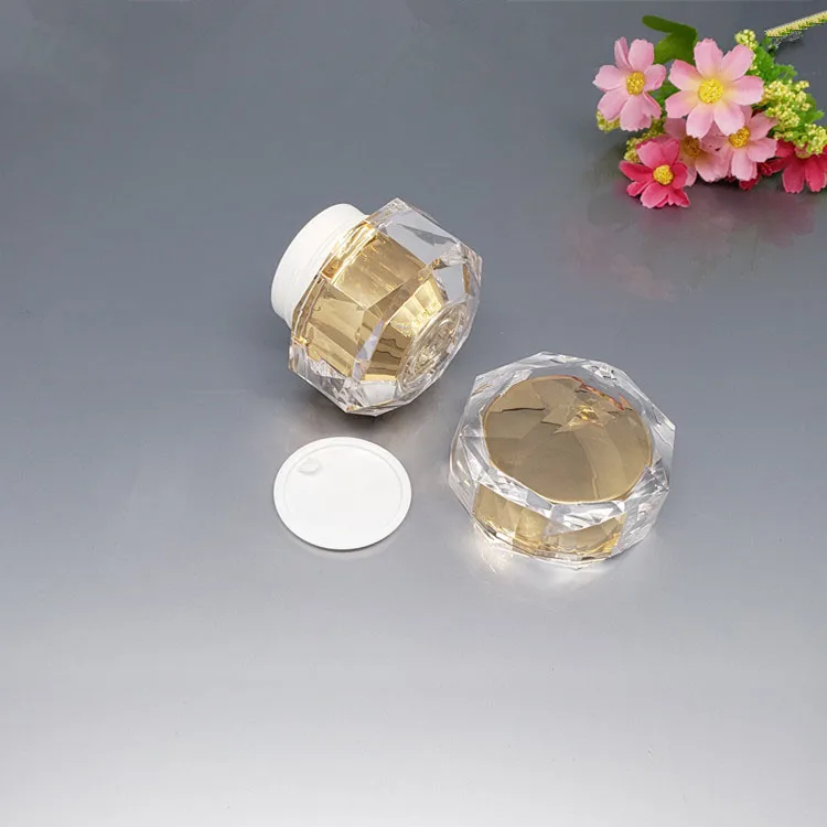 Gold Bird Nest Shape Bottle Empty Spray Bottle Essence Lotion Pump Bottle Acrylic Cream Jar Cosmetic Container Bottle 5g 30g 50g (5)
