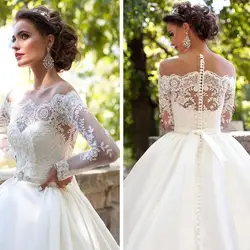 Скромные свадебные платья в стиле Country 2019; Robe De Mariage; одежда с длинными рукавами, из прозрачной ткани кнопки с лентой Vestido De Novia Свадебные