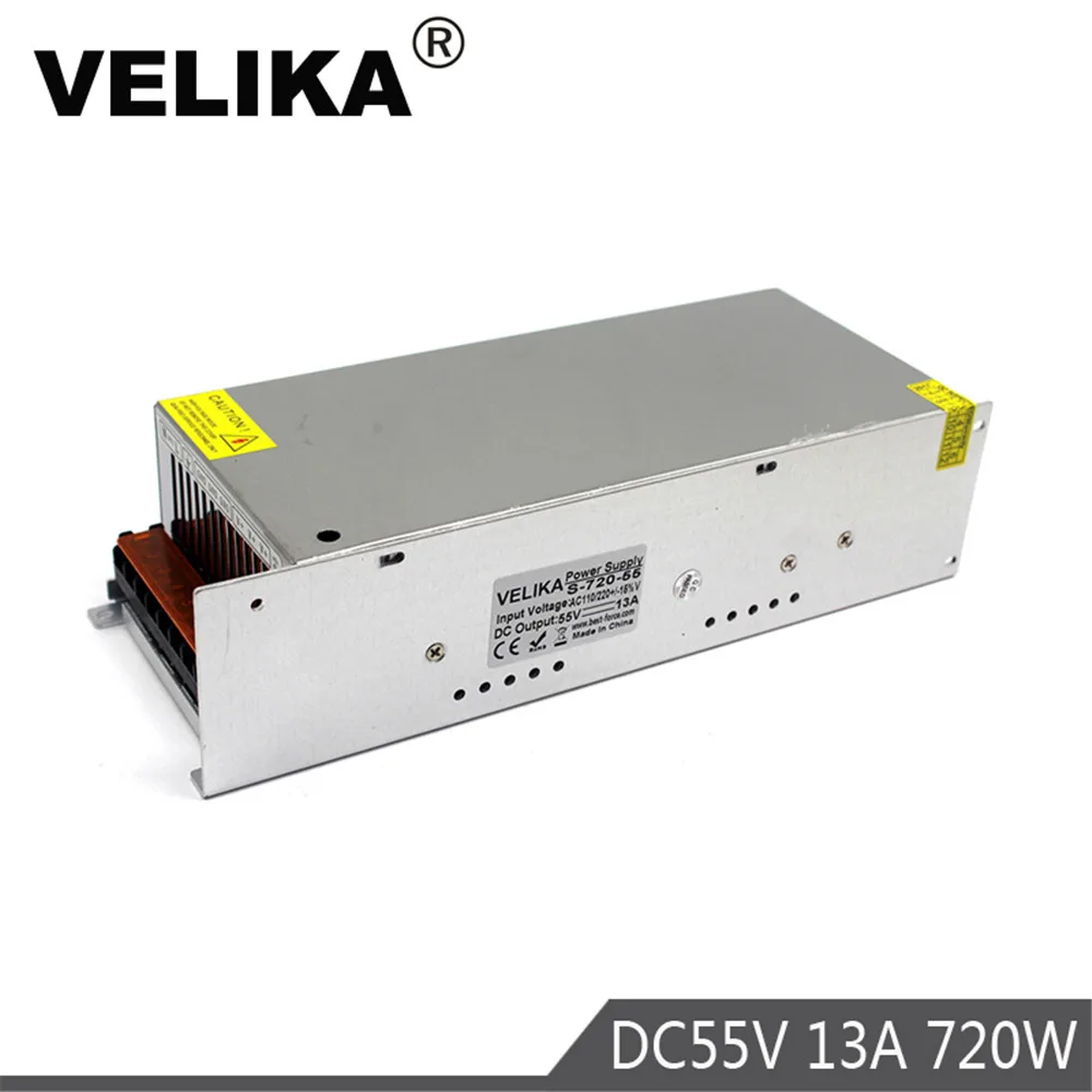 

Single Output Switching Power Supply 720W 55V 13A Transformer 220V AC TO DC55V SMPS for Industry Mechanical Equipment Stepper