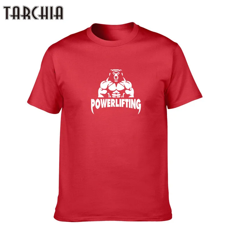 TARCHIA Powerlifters, Мужская футболка, качественные футболки, мужские футболки с коротким рукавом и круглым вырезом, мужские футболки с коротким рукавом, трендовая ткань