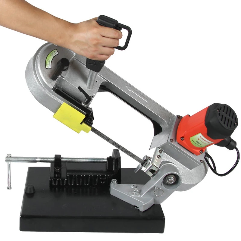 Electric Band Saw Machine Portable Small Woodworking Metal Wood Processing Hand Saw Carpentry Powerful Cutting Machine DLY-100 Electric Band Saw Machine Portable Small Woodworking Metal Wood Processing Hand Saw Carpentry Powerful Cutting Machine DLY-100