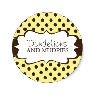 

3.8cm Decorative Bakery Stickers