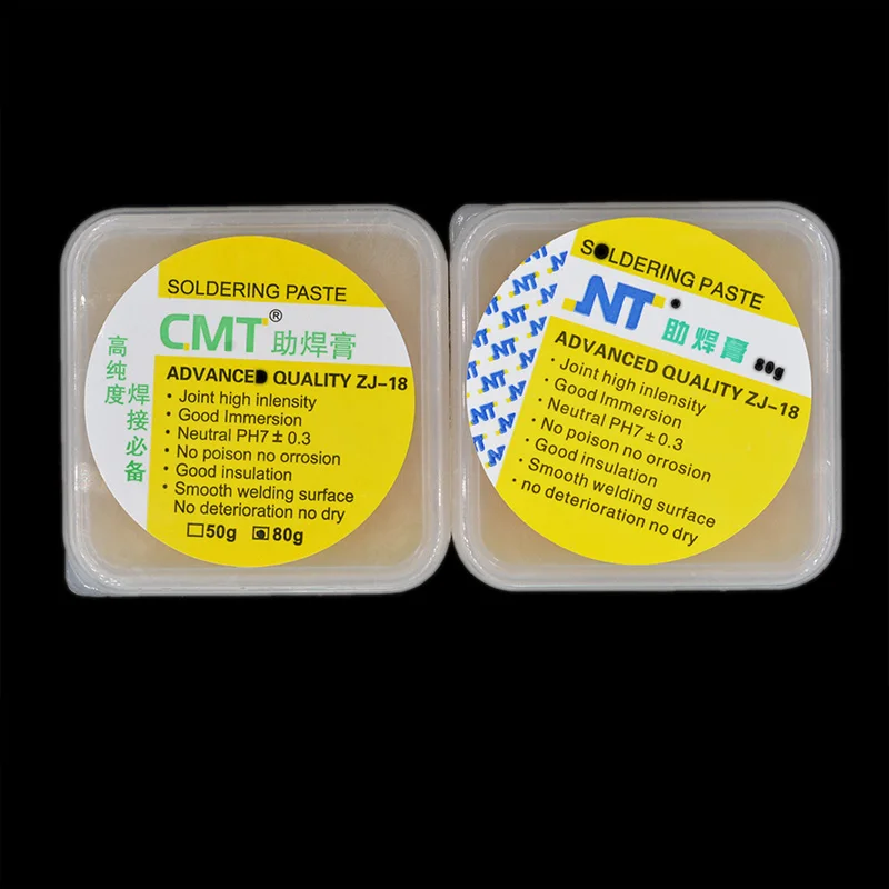 

ZJ-18 80g Environmental Soldering Solder Welding Flux Paste Grease Gel Solder Paste for Bga Rework Station