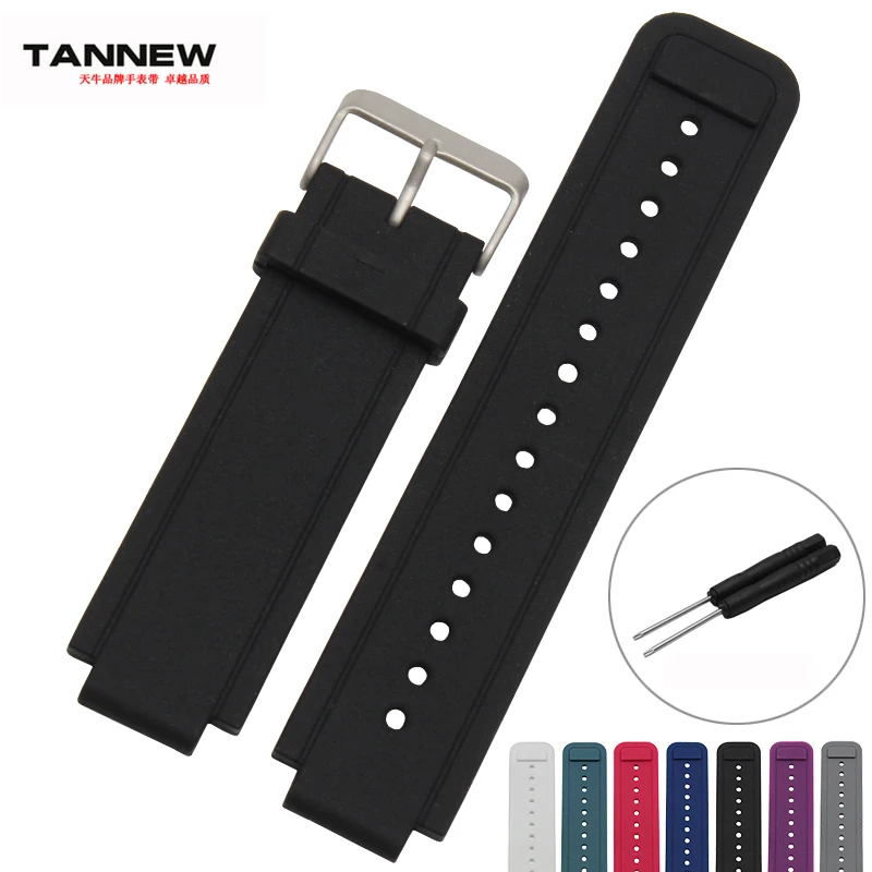 

24*15mm silicone watch with respect to the Garmin vivoactive smartwatch sports rubber straps free shipping with tools