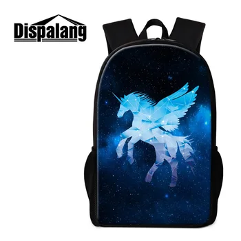 

Dispalang Animal Print School Bookbags Children Duffle Backpack Unicorn Pattern Casual Rucksack Girls Bagpack Kids Cute Day Pack