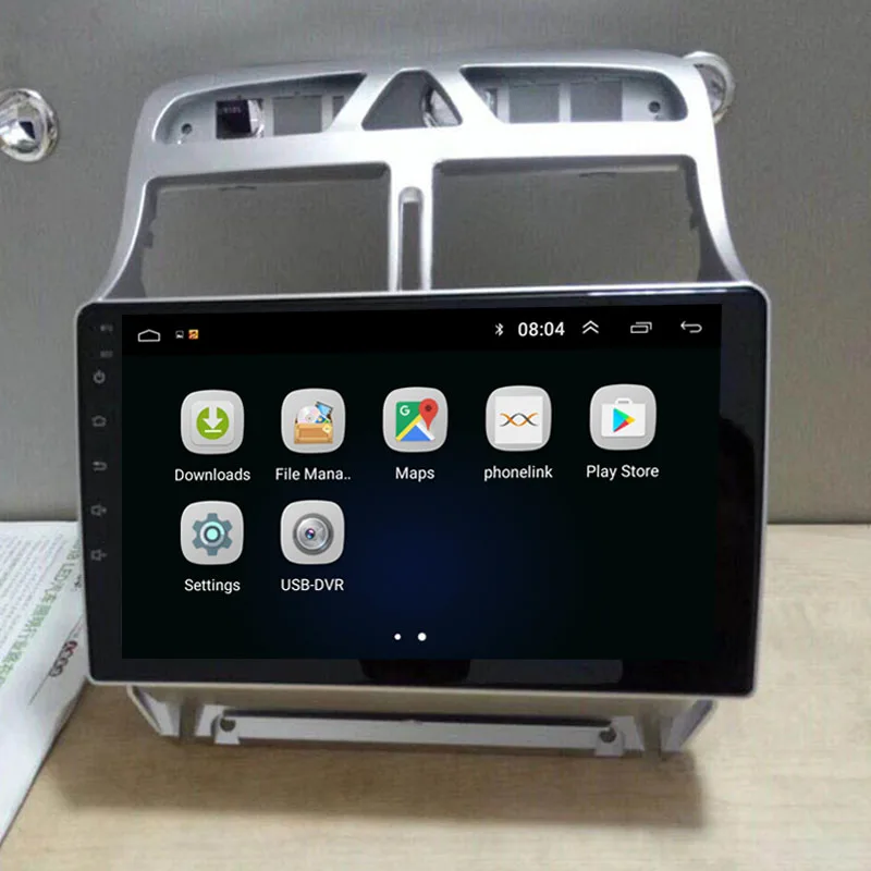Perfect 9" 2.5D IPS Android 8.1 Car DVD GPS Player For Peugeot 307 2004 2005 2006-2013 Car Radio Stereo Head Unit with Navigation 2