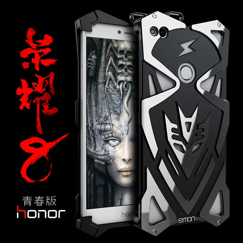 Алюминиевый бронированный чехол Thor для huawei Honor 8 Lite, чехол, чехол с вспышкой, Железный человек, чехол для телефона s, защитный чехол, кожаная сумка