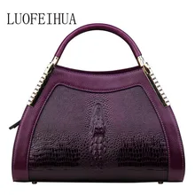 Женские сумки из натуральной кожи новые роскошные сумки с узором "крокодиловая кожа" бренд сумки женские сумочки женские дизайнерские сумки