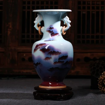 

Glazed Jingdezhen Porcelain vase Decorative Arts And Crafts ceramic decorative vases