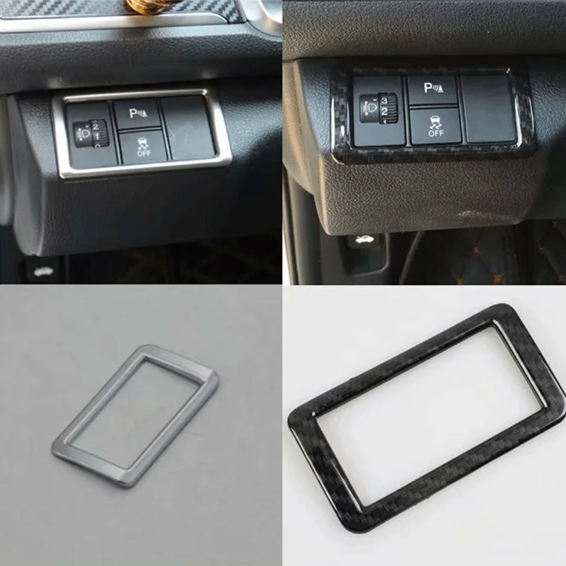 

Car Styling ABS Chrome interior auto accessories headlight control cover For HONDA CIVIC 2017