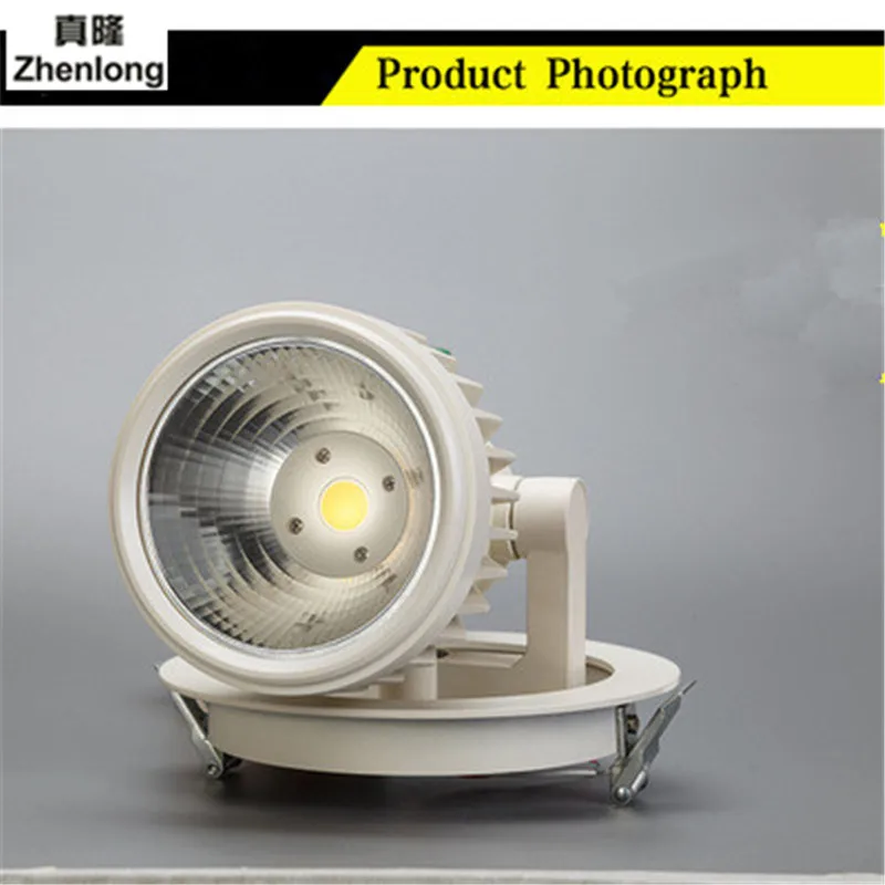 

360 rotating Degree LED COB 30W 220V Spotlights Led Ceiling Down Lighting White Lighting Bulb for Cabinet Counter Showcase