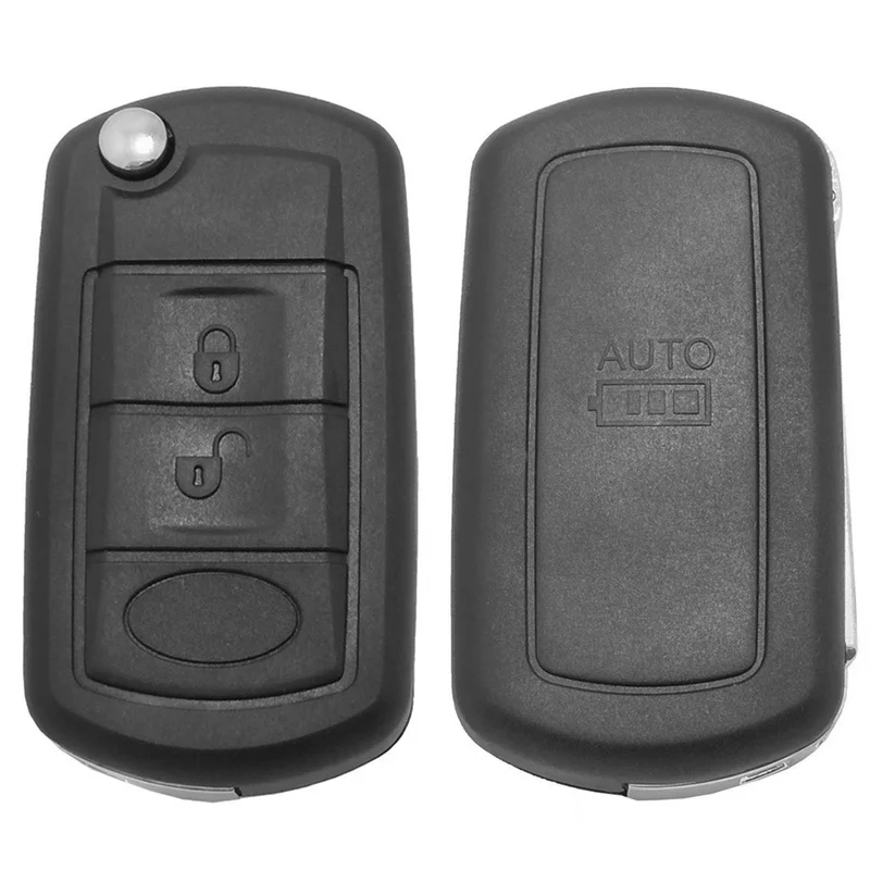 Автомобильный Дистанционный ключ 3 кнопки флип-Ключ Брелок чехол для Land Rover Discovery Range Rover замена оболочки