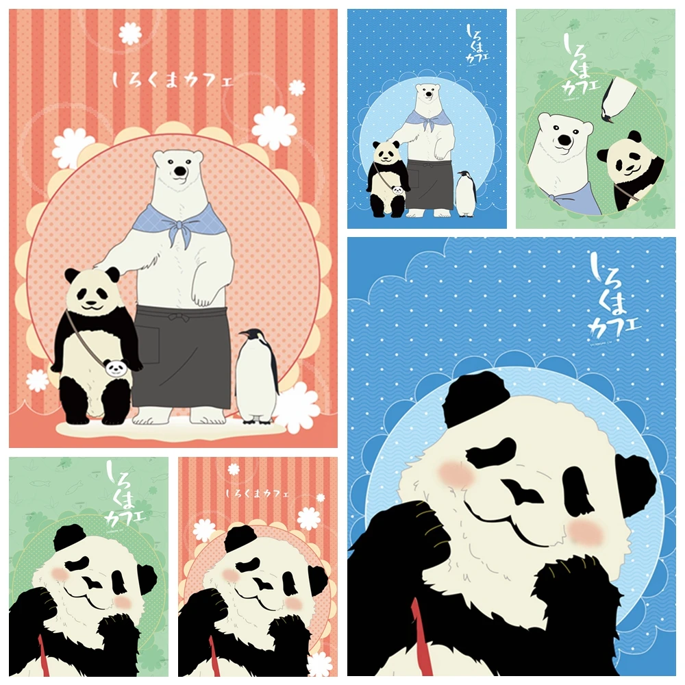 アニメjk漫画しろくまカフェパンダシロクマペンギンフランネルスローブランケット1 5 2mかわいいソフトベッドぬいぐるみ睡眠カバー寝具 Costume Props Aliexpress