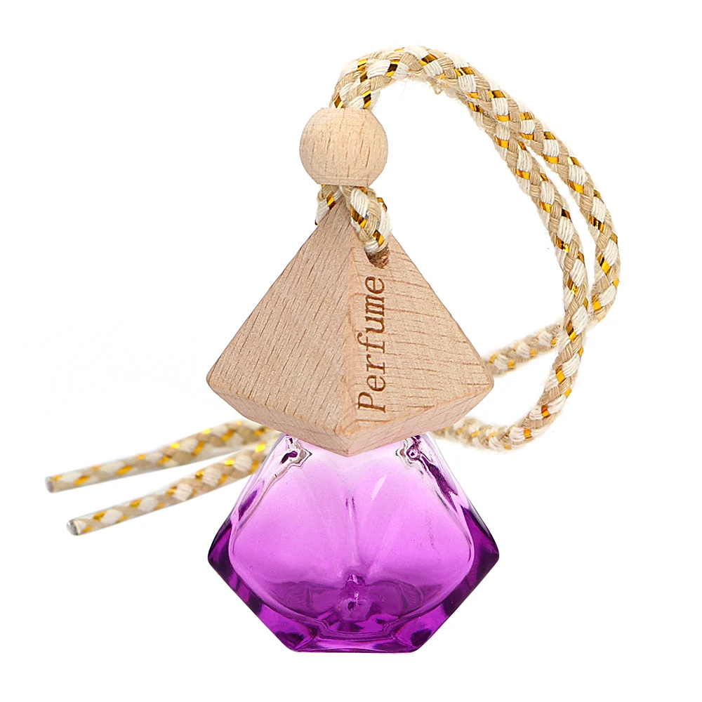 FORAUTO Car Perfume Bottle Perfume Pendant Air Freshener Hanging Glass Bottle Auto Ornament Car-styling for Essential Oils