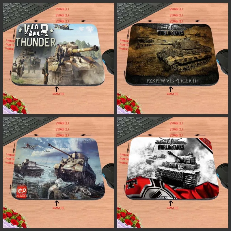 

World Of Tank Customized Support Gaming Rubber Mouse Pad aming ear Anti-Slip Durable Rubber Mousepad for PC Optal Mouse