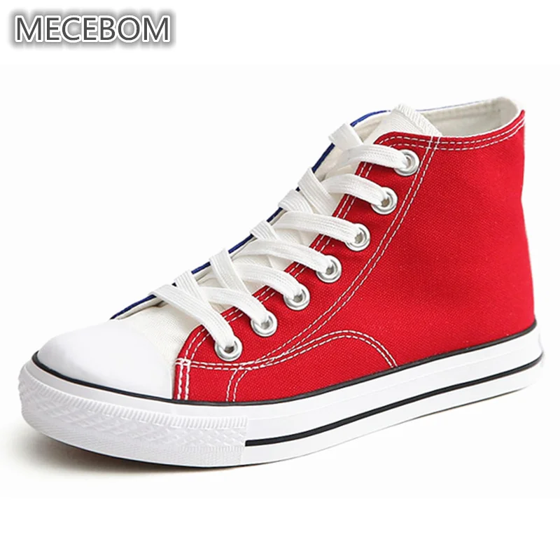 Women's Canvas Ankle Boots Fashion Blue red Patchwork Casual Ladies ...