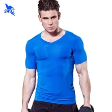 Брендовые спортивные штаны Фитнес одежда Бодибилдинг футболка Для мужчин быстросохнущая Спортивная, с коротким рукавом, топы эластичные компрессионные колготки телесного цвета Костюмы