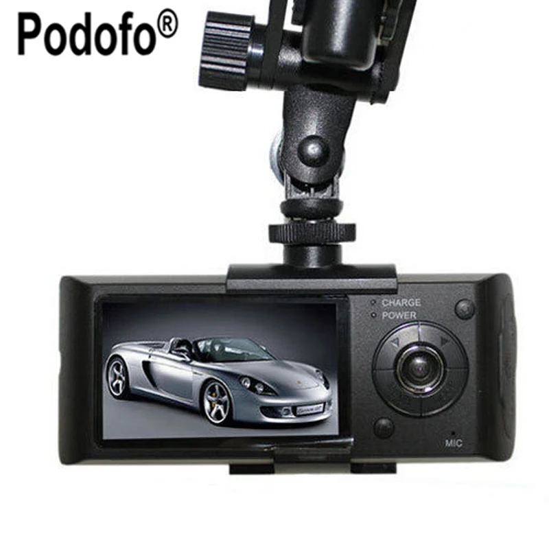 Dual Lens Car DVR X3000 R300 Dual G-Sensor Camcorder 140 Degree 2.7inch dash cam Car DVRs Video Recorder with GPS logger hot
