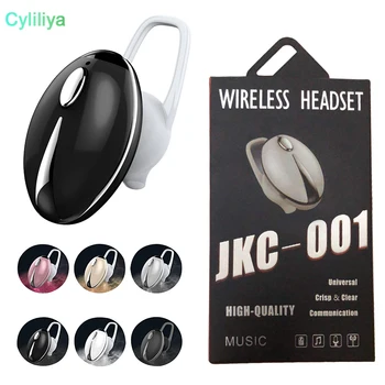 

JKC001 Mini Bluetooth Earphone Wireless Headsets BT4.1 In Ear Earbuds Sports Sweatproof earphone with Mic Ear Hooks with Retail