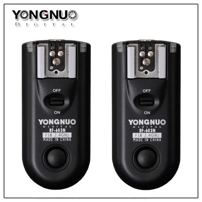 Yongnuo RF 603 C3 RF603 C3 RF 603 Flash Trigger 2 Transceivers for CANON 7D 1D