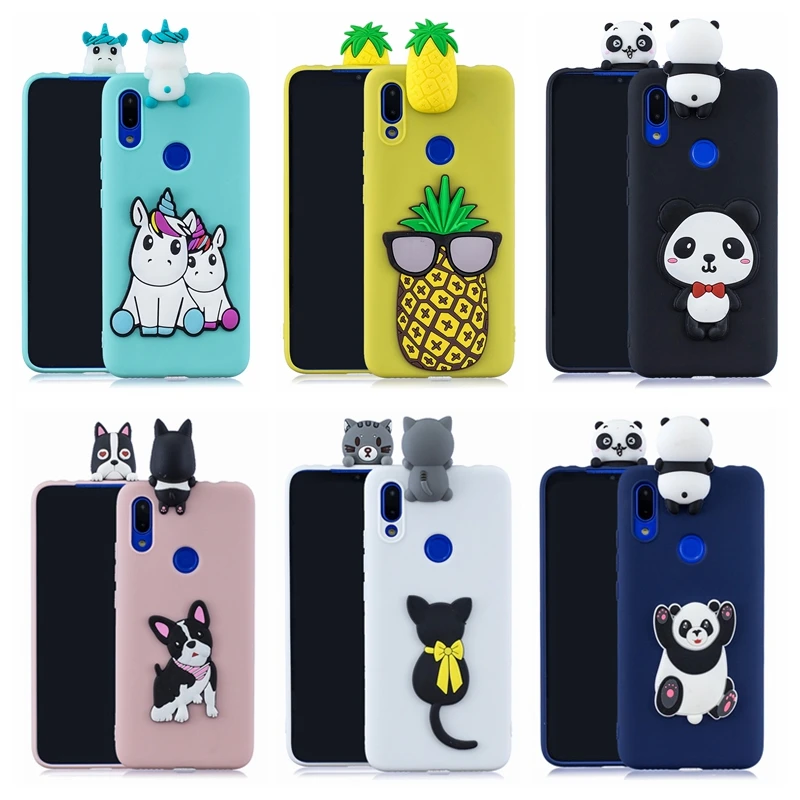 

Funda Xiaomi Redmi Note 7 Pro Case Cover Redmi GO mi a2 lite 3D Unicorn Panda Silicone Case for Xiaomi Redmi Note 5 6 7 Pro Case