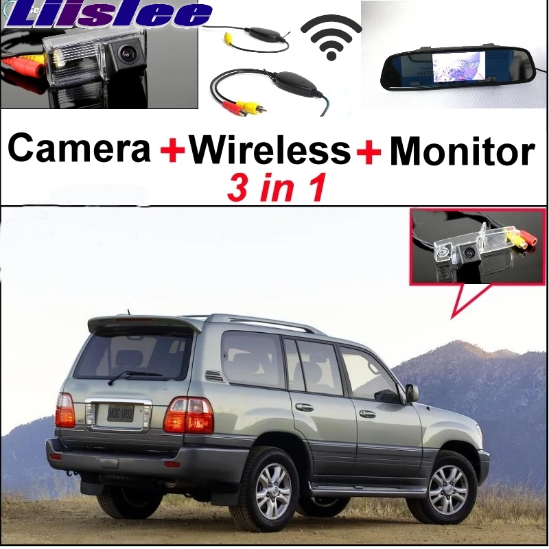 Liislee 3 в 1 Специальная камера заднего вида Wifi + беспроводной приемник зеркальный
