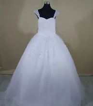 QQ Lover 2017 New 3D-Floral Appliques Bling Beaded Ball Gown Wedding dress Bridal Gown Custom made Plus Size Vestido De Noiva