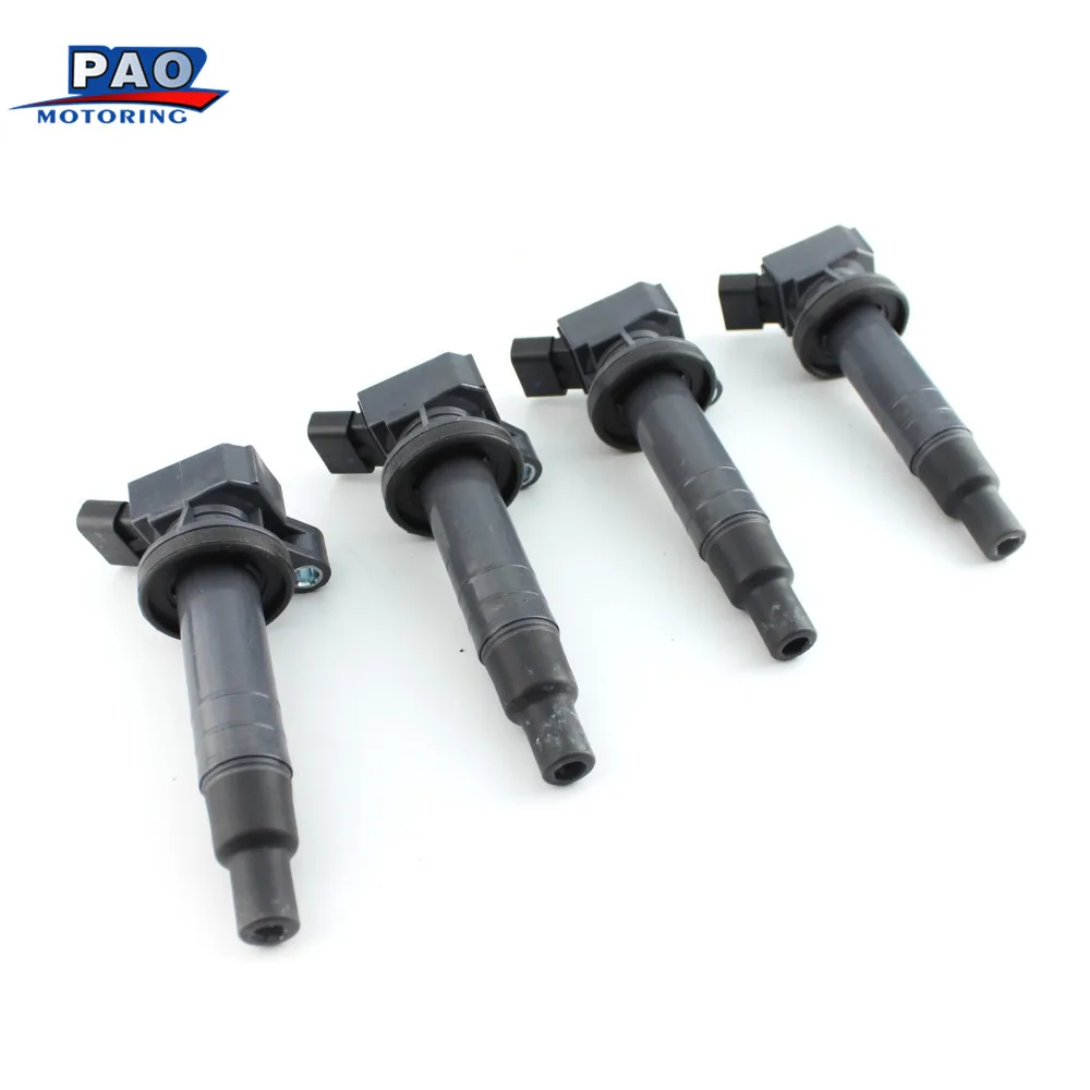 4 Ignition Coils Fits For CHEVROLET/PONTIAC/TOYOTA 2000 2009 Vibe 1.8L UF247 1788302 5C1074